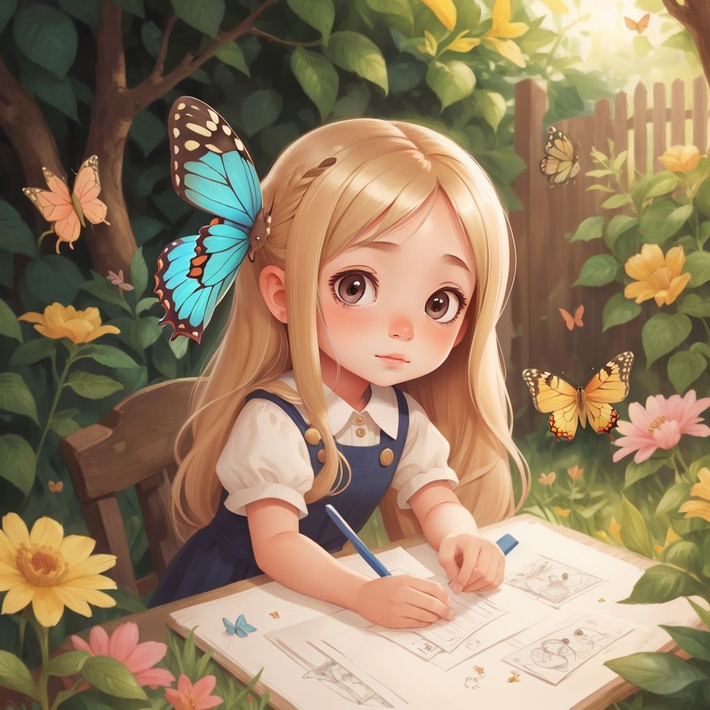 a girl with a super power