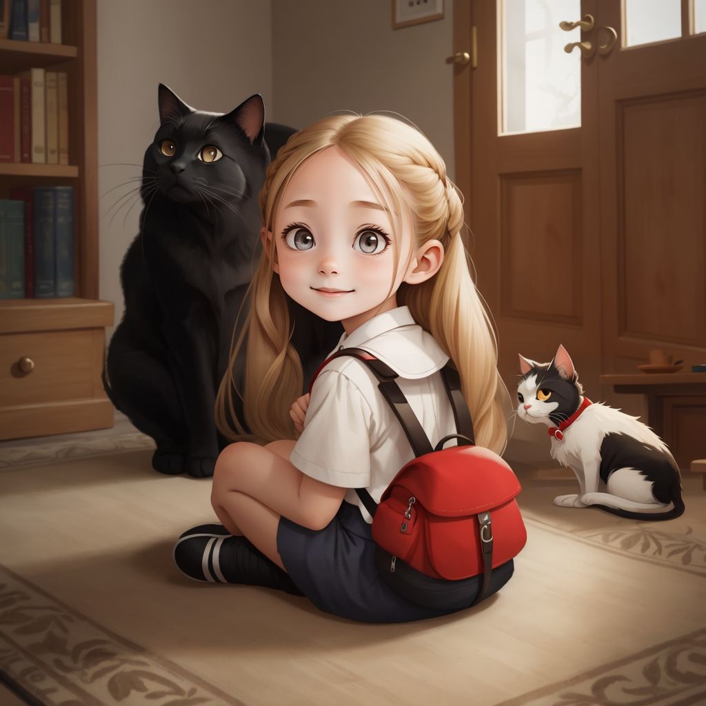 Brian the cat is off to nursery