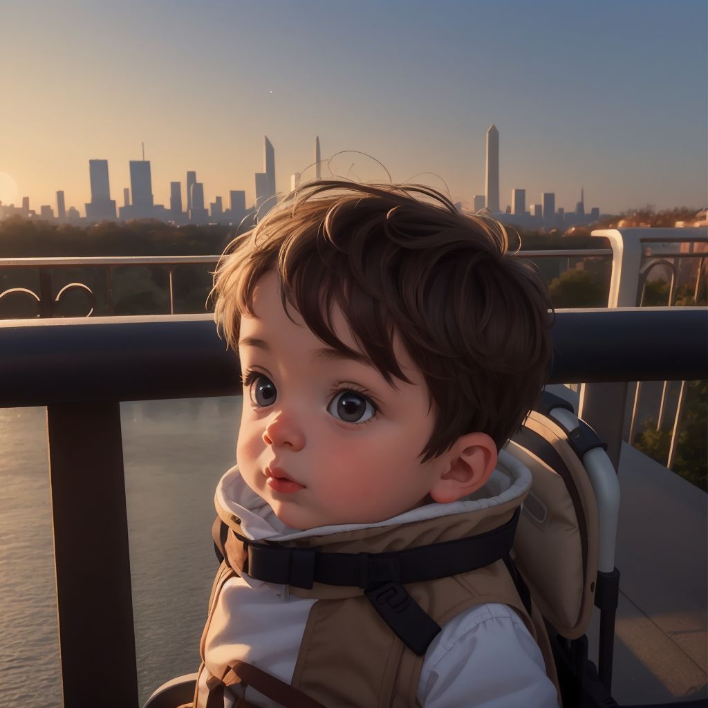 John Jr visits The Washington Monument