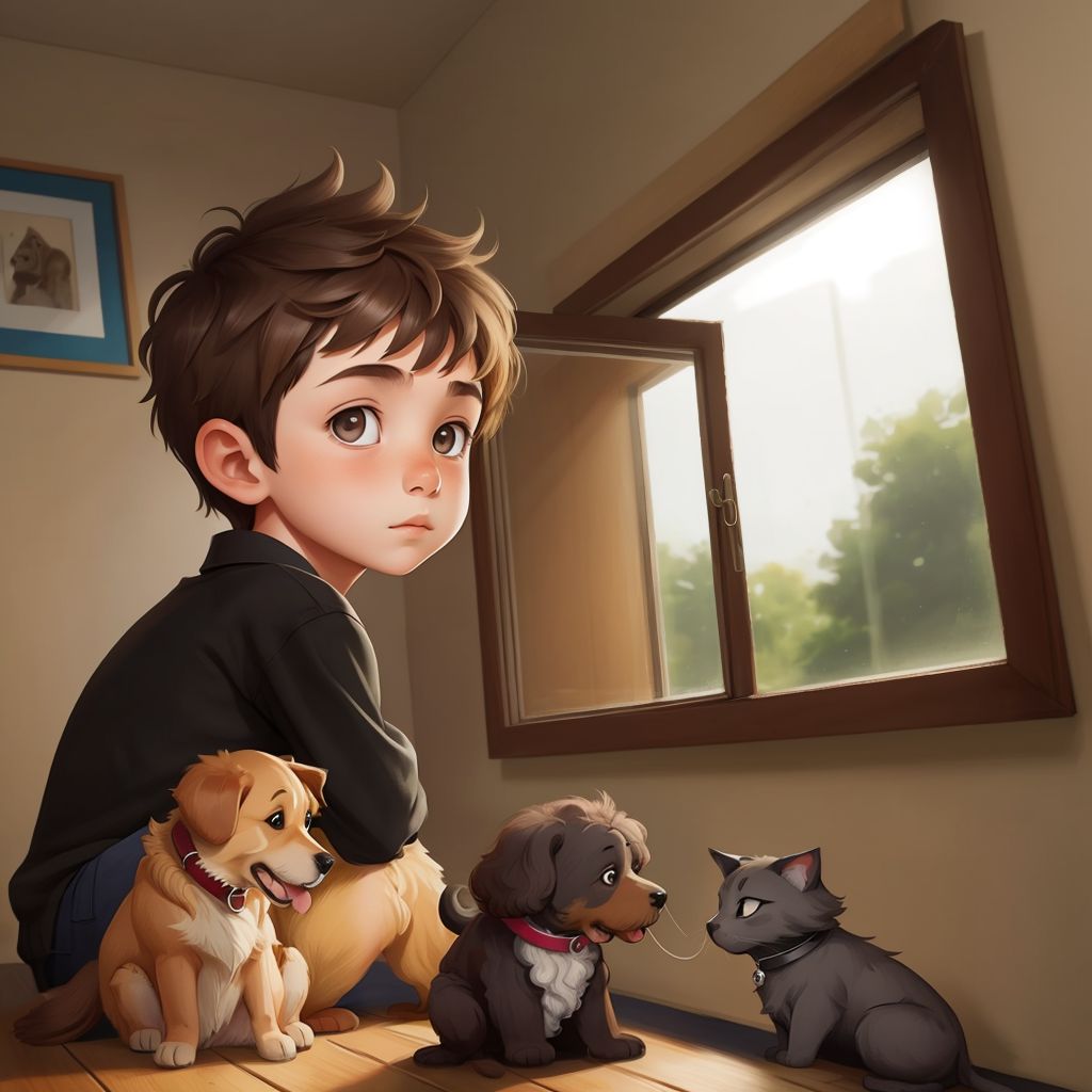 Tim and his furry friends